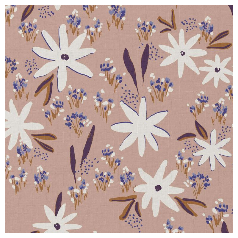 Printed Cotton AGAZI Sugar Pink / Lavender